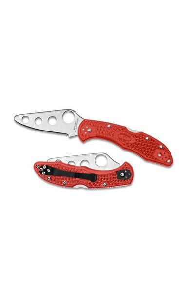 SPYDERCO C11TR DELICA TRAINER KIRMIZI CAKI