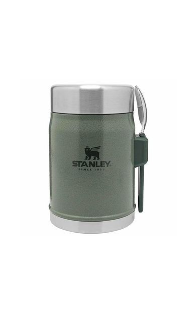 Stanley Classic Legendary Kaşikli Yemek Termosu 0.4L Yemek Termosu 10-09382-004 Yeşil