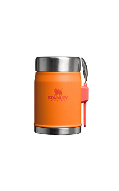 Stanley Classic Legendary Kaşıklı Yemek Termosu 0.4L Yemek Termosu 10-09382-114 Turuncu