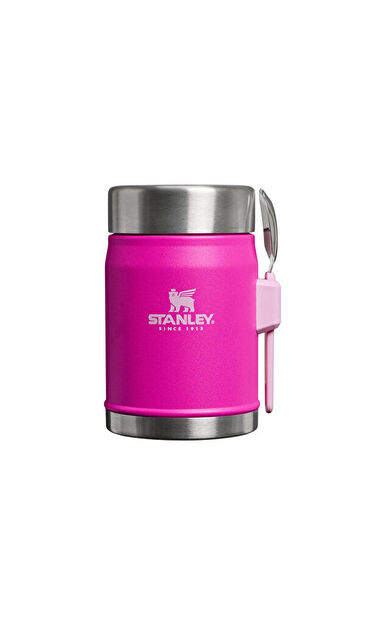 Stanley Classic Legendary Kaşıklı Yemek Termosu 0.4L Yemek Termosu 10-09382-115 Pembe