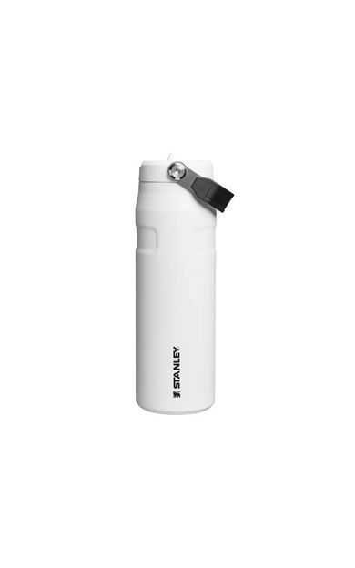 Stanley The iceflow Bottle Flip Straw 2.0 0.7L Pipetli Termos 10-11283-0501 Beyaz