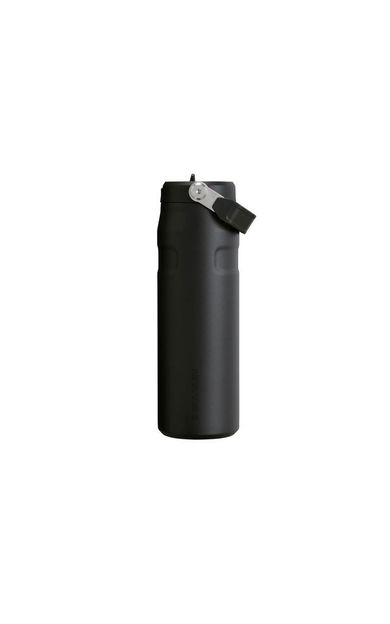 Stanley The Iceflow Bottle Flip Straw 2.0 0.70L Pipetli Termos 10-11283-143 Siyah