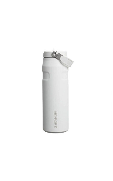 Stanley The iceflow Bottle Flip Straw 2.0 0.70L Pipetli Termos 10-11283-144 Beyaz
