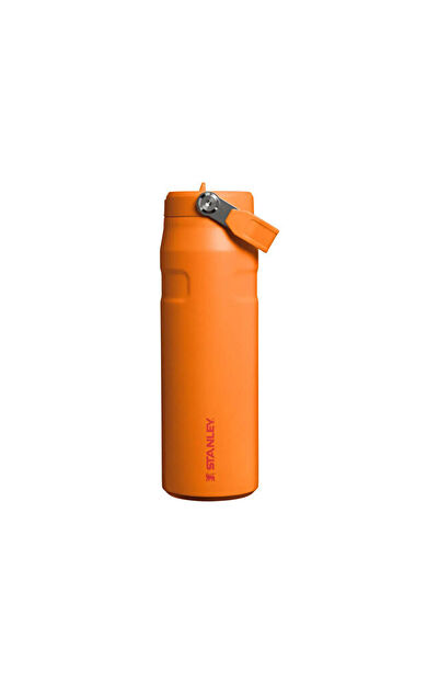 Stanley The Iceflow Bottle Flip Straw 2.0 0.70L Pipetli Termos 10-11283-395 Turuncu