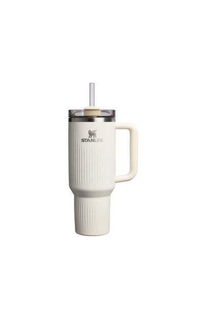 Stanley The Quencher H2.0 Fluted Tumbler 1.18L Pipetli Termos 10-13002-015 Bej