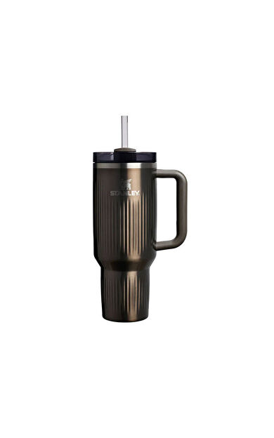 Stanley The Quencher H2.0 Fluted Tumbler 1.18L Pipetli Termos 10-13002-016 Kahverengi