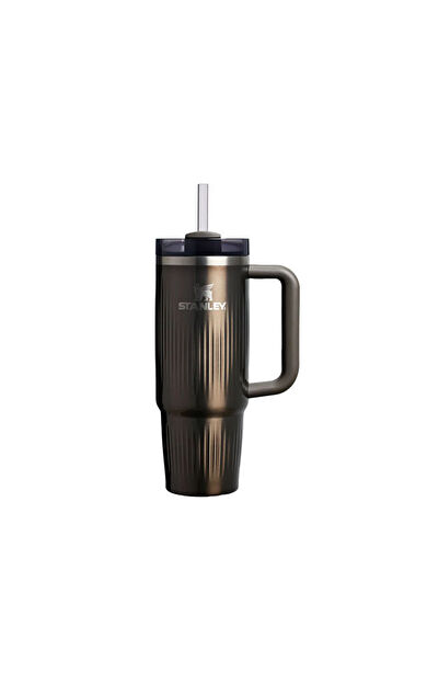 Stanley The Quencher H2.0 Fluted Tumbler 0.89L Pipetli Termos 10-13003-016 Kahverengi
