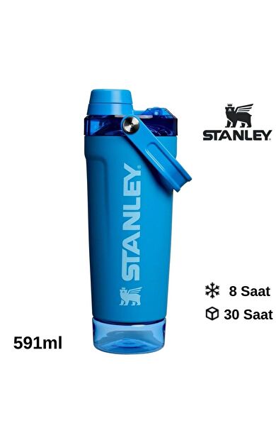 Activate Shaker 0,60 LT Termos Sporcu Matarası Toz Depolama Kapasiteli Matara MAVİ
