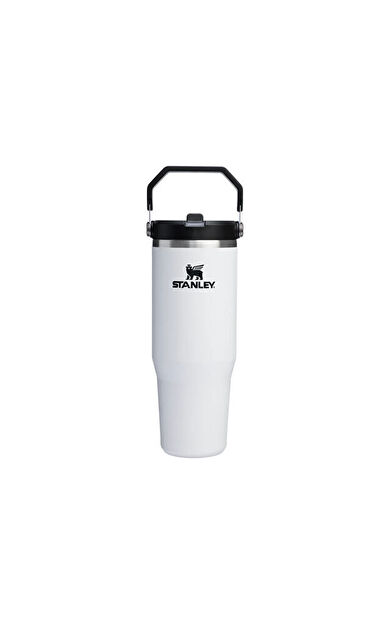 Stanley The IceFlow Flip Straw 2.0 Tumbler 0.89L Pipetli Termos 10-13424-0195 Beyaz
