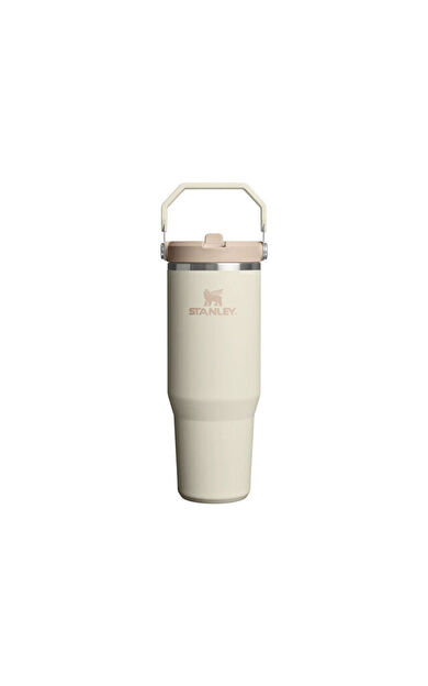 Stanley The IceFlow Flip Straw 2.0 Tumbler 0.89L Pipetli Termos 10-13424-0197 Krem