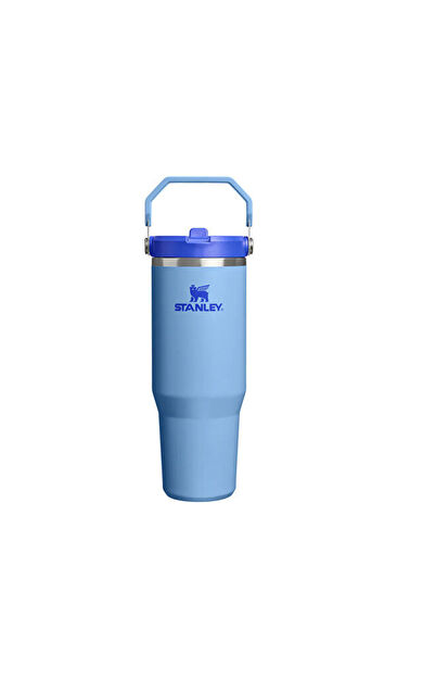 Stanley The IceFlow Flip Straw 2.0 Tumbler 0.89L Pipetli Termos 10-13424-0211 Mavi