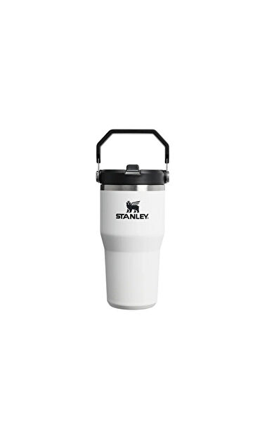 Stanley The IceFlow Flip Straw 2.0 Tumbler 0.60L Pipetli Termos 10-13425-0117 Beyaz