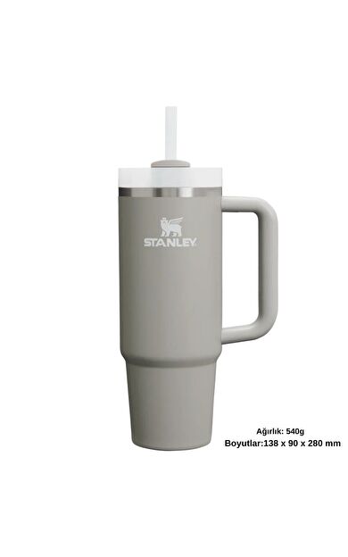 Quencher H2.O FlowState™ Tumbler Pipetli Termos 0.8L Pipetli Matara GRİ