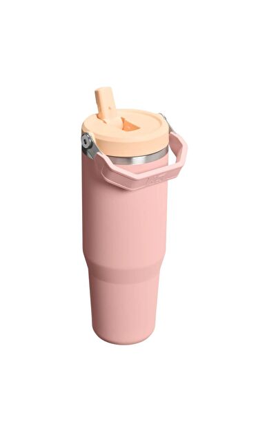 Buz Akışı ™   Flip Straw Tumbler 0.89L / 30oz Şeftali Gülü