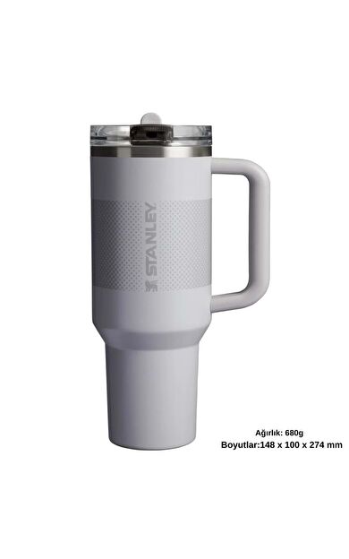 The Quencher ProTour Flip Straw Tumbler Pipetli Termos 1,18L/40Oz Gri 10-12486-098