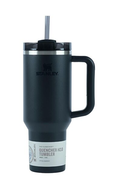 Stanley The Quencher H2.O FlowState™ Tumbler Pipetli Termos 1.18L / 40oz 2.0 Siyah 10-12574-015