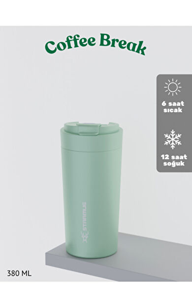 Star Termos Soothe 380 ML / 13 OZ Çelik termos - YEŞİL