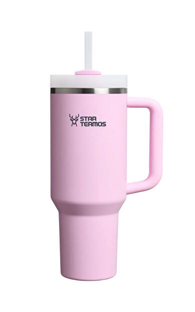 Star Termos Aqua Pipetli 900 ML Çelik Termos - Turuncu | 8 saat sıcak 12 saat soğuk 24 saat buz tutar