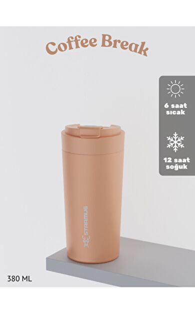 Star Termos Soothe 380 ml / 13 Oz Çelik Termos - Pembe