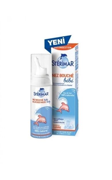 Sterimar Tıkalı Burun Hypertonic Baby 100 Ml- SKT: 06/2028