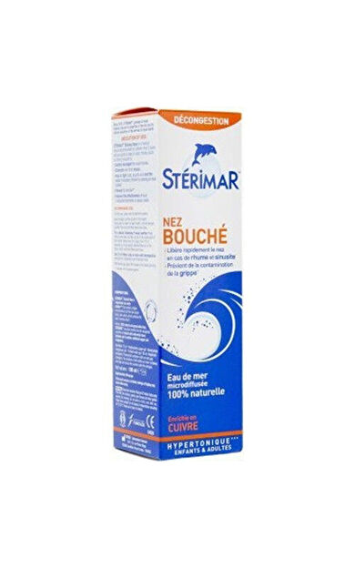 Sterimar Tıkalı Burun Hypertonic Yetişkin 100 Ml-SKT:11/2028