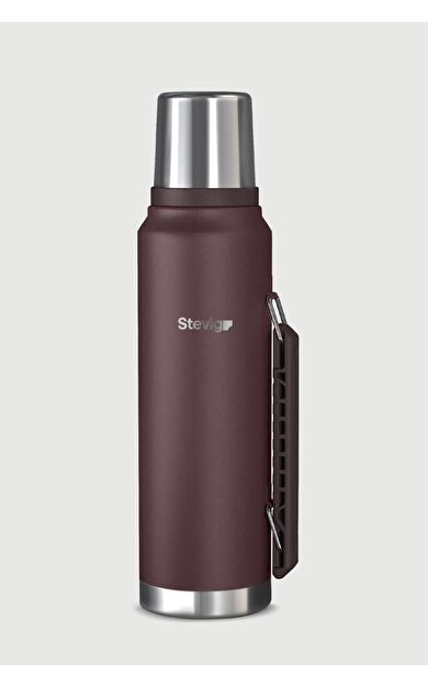 Stevig 1 Camper Klasik Kulplu Sızdırmaz Çelik Termos 1.2 LT Dark Plum ST-258