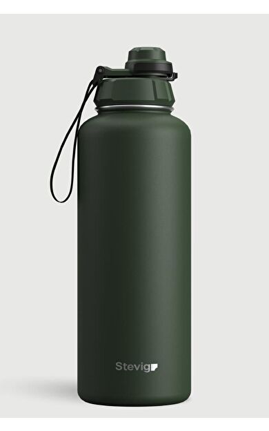Stevig 1 Hand Leak-Proof Sızdırmaz Çelik Termos 1500 ML Green ST-252