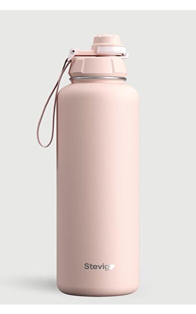 Stevig 1 Hand Leak-Proof Sızdırmaz Çelik Termos 1500 ML Icy Pink ST-255