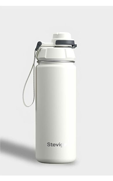 Stevig 1 Hand Leak-Proof Sızdırmaz Çelik Termos 500 Ml Star Whıte ST-220
