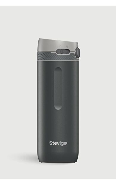 Stevig 4 Action Trigger-Control Çelik Termos 500 ML Pirate Black ST-233