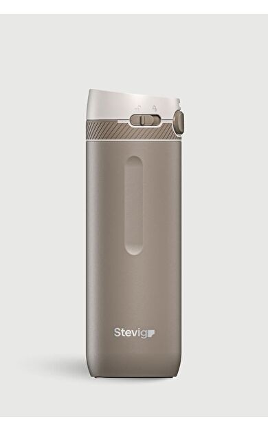 Stevig 4 Action Trigger-Control Çelik Termos 500 ML Silver Mink ST-232