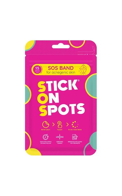 S.O.S Band Fun - 20 Adet /Akne Bandı - Pimple Patch- Hidrokolloid Bant X2