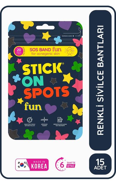 S.O.S Band Fun - 20 Adet Sivilce/akne Bandı - Pimple Patch- Hidrokolloid Bant