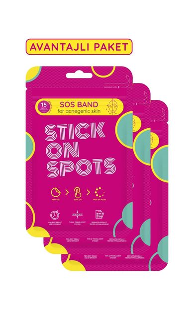 SOS BAND - 15 Adet Akne Bandı x3