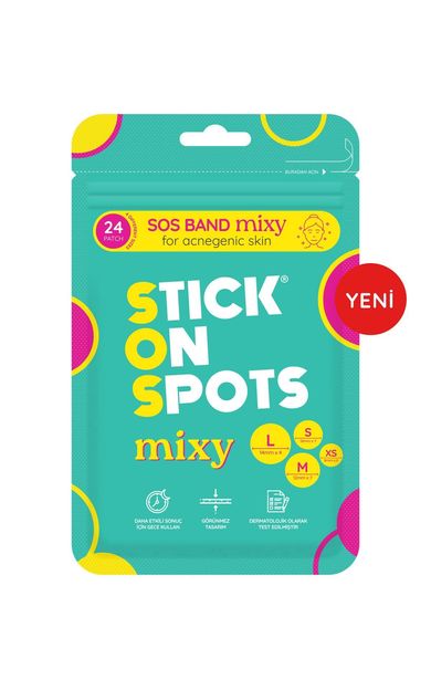 Stick On Spots - SOS Band Mixy (24 Patch)