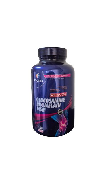 Storm Vitals Glucosamine Bromelain MSM 180 Tablet