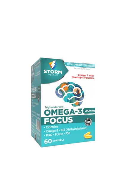 Storm Vitals Omega-3 Focus 60 Kapsül