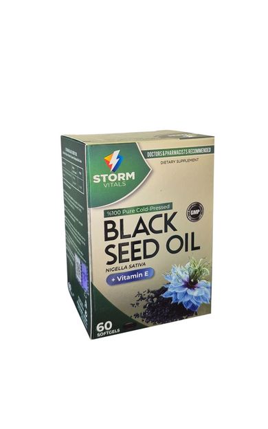 Storm Vital Black Seed Oil Softjel 60 Kapsül