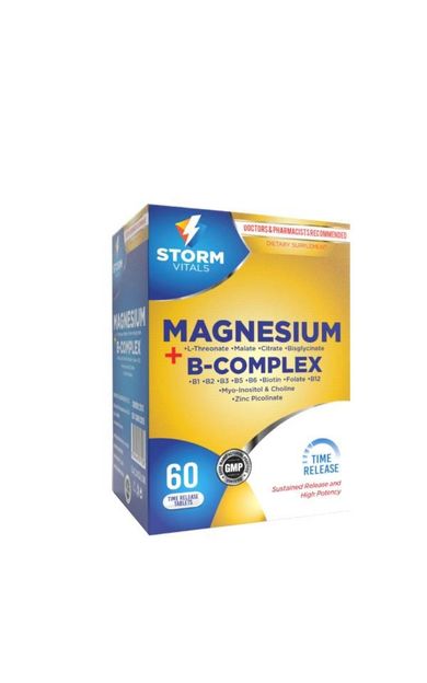 Storm Vitals - Magnesium B Kompleks 60 Tablet