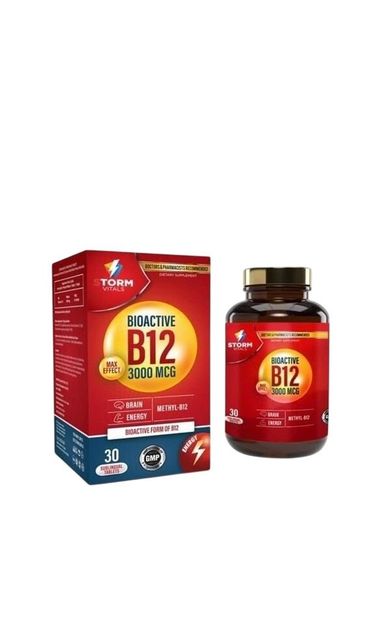 Storm Vitals Max B12 3000Mcg 30 Subliıngual Tablet