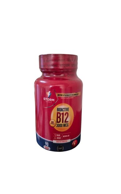 Storm Vitals Vitamin B12 3000 MCG 90 Sublingual Tablet