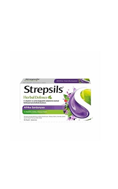 Strepsils Herbal Defence Afrika Sardunyası 16 Pastil