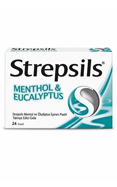 Strepsils Mentol ve Ökaliptus Aromalı 24 Pastil