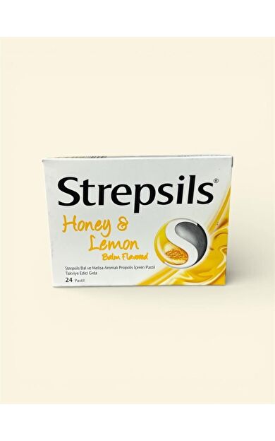Strepsils Bal ve Limon Aromalı 24 Pastil-SKT:09/2028