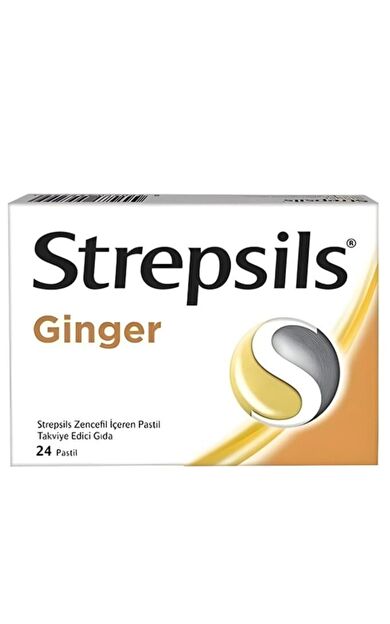 Strepsils Ginger Zencefil İçeren Pastil 24'lü