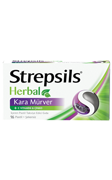 STREPSILS Herbal Karamürver 16 Pastil