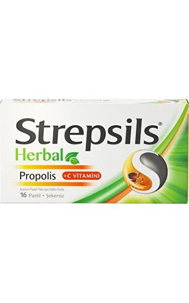 Strepsils Herbal Propolis 16 Pastil