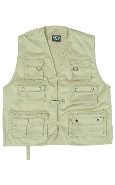 STURM ÇOK CEPLİ YELEK BEJ