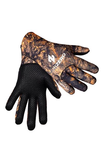 Subzero Freedom 3mm 3D Dalış Eldiveni - Brown