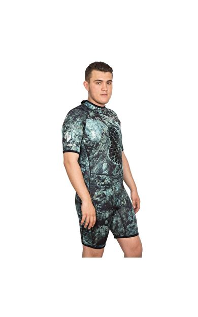 Subzero X-Pro 3mm Camo Shorty - Green